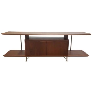 6IXTY2 Scandinavian TV Stand Cabinet Entertainment Unit 160cm - Walnut