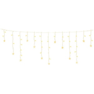 6M Christmas Icicle Lights String Light 160 LED Solar Powered Warm