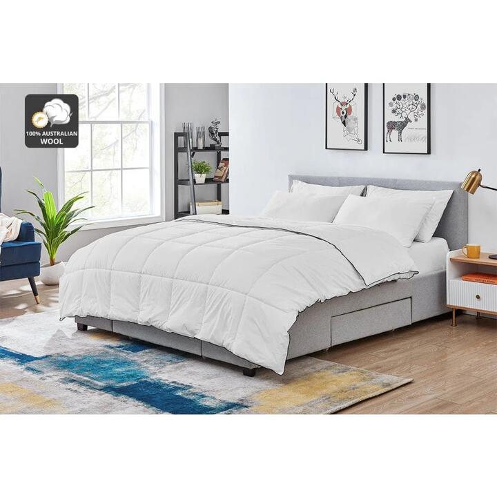 700GSM 100% Australian Wool Quilt - King