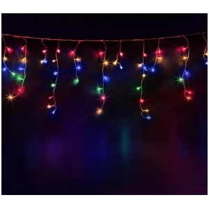 800 LED Christmas Icicle Lights Mutlicolour