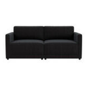Abode 2 Seater Modular Sofa Black