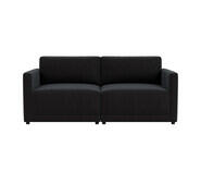 Abode 2 Seater Modular Sofa Black