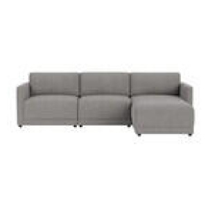 Abode 3 Seater Modular Sofa With Ottoman Piper Lake