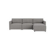 Abode 3 Seater Modular Sofa With Ottoman Piper Lake