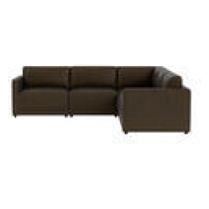 Abode 5 Seater Modular Corner Sofa Brown