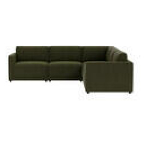 Abode 5 Seater Modular Corner Sofa Green
