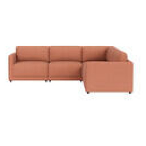 Abode 5 Seater Modular Corner Sofa Linden Rose