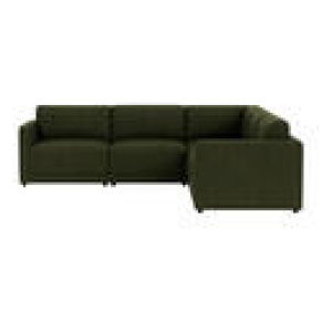 Abode 5 Seater Modular Corner Sofa Mason Olive