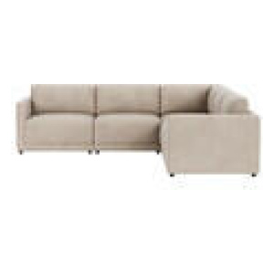 Abode 5 Seater Modular Corner Sofa Neutral