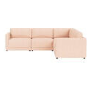 Abode 5 Seater Modular Corner Sofa Pink