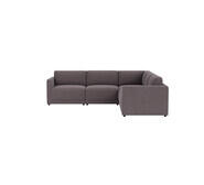 Abode 5 Seater Modular Corner Sofa Purple