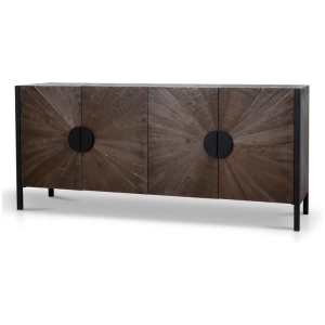 Adaline 1.8m Wooden Buffet Unit - Walnut by Interior Secrets - AfterPay Available