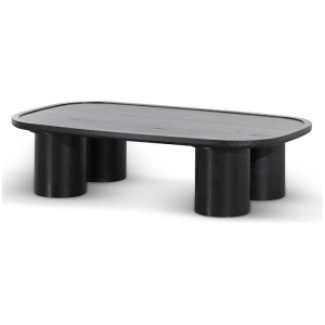 Adam 1.4m Coffee Table - Full Black by Interior Secrets - AfterPay Available