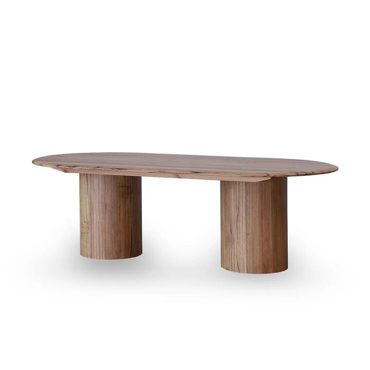 Adsila 2.4m Oval Dining Table - Natural by Interior Secrets - AfterPay Available
