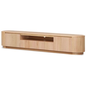 Adsila 2.4m TV Entertainment Unit - NZ Natural Ash by Interior Secrets - AfterPay Available