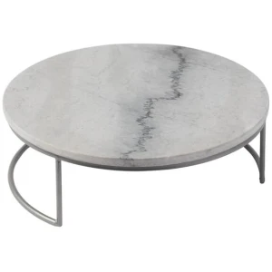Alex Liddy Slate & Co Round Marble Serving Board with Stand 30cm