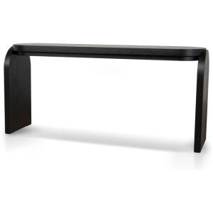 Alisha 1.7m Console Table - Textured Espresso Black by Interior Secrets - AfterPay Available