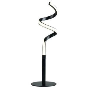 Allison LED Elegant Modern Spiral Table Lamp Light - Black