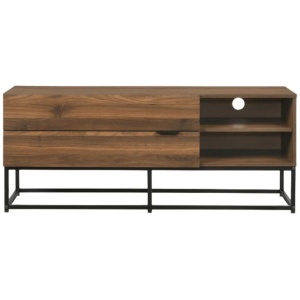 Allison Lowline Entertainment Unit TV Stand W/ 2-Drawers 120cm - Walnut
