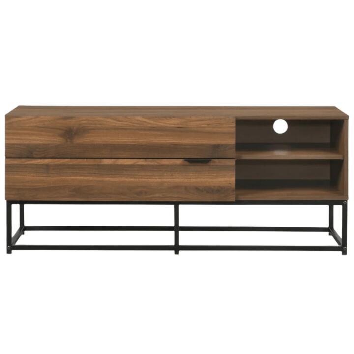 Allison Lowline Entertainment Unit TV Stand W/ 2-Drawers 120cm - Walnut