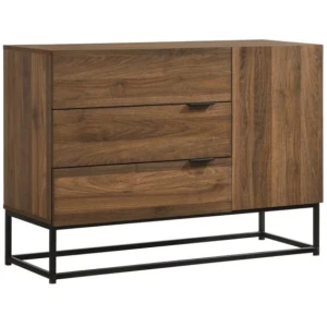 Allison Sideboard Buffet Unit Storage Cabinet W/ 3-Drawers - Walnut