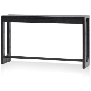 Altena 1.5m Console Table - Full Black by Interior Secrets - AfterPay Available