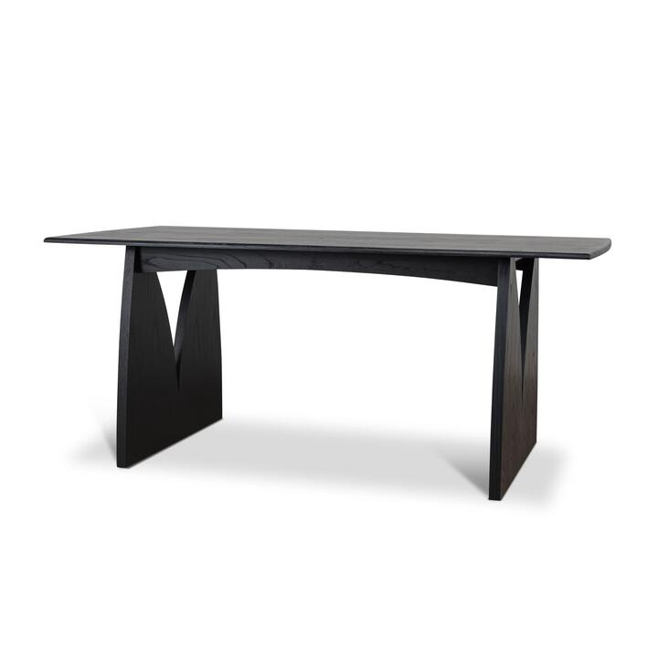 Amano 1.8m Elm Dining Table - Full Black by Interior Secrets - AfterPay Available
