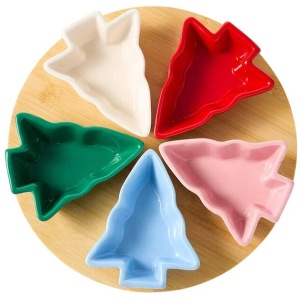 Ambrosia Santas Workshop Serving Bowls with Platter 28cm