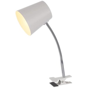 Anne Modern Scandinavian Clip Table Lamp Light White