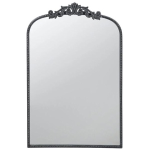 Arch Ornate Metallic Ready Hang Wall Mirror 61X92CM Acanthus Leaf Design