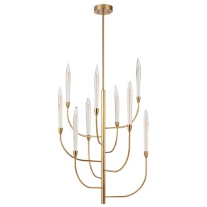 Archer Modern Pendant Hanging Lamp Light Metal Glass Antique Gold Gloss