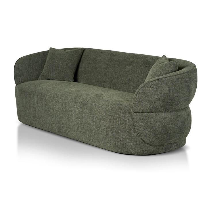 Arima 3 Seater Sofa - Moss Green by Interior Secrets - AfterPay Available