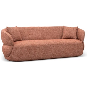Arima 3 Seater Sofa - Moss Rust Orange by Interior Secrets - AfterPay Available
