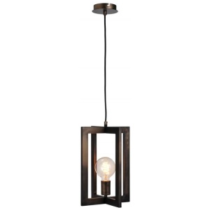 Arlo Classic Modern Cord Drop Lantern Pendant Light Lamp - Antique Brass