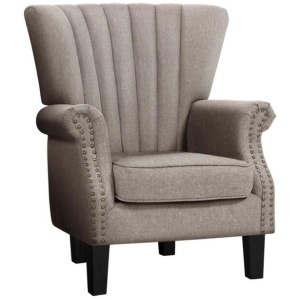 Armchair Lounge Chair Accent Chairs Armchairs Fabric Single Sofa Beige