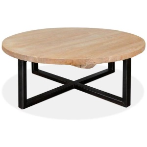 Arthur Reclaimed 100cm Round Coffee Table by Interior Secrets - AfterPay Available