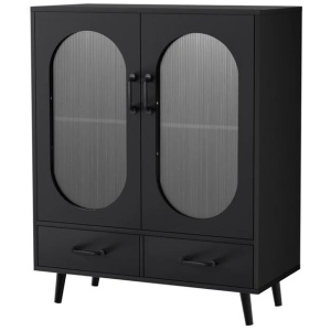 Artiss Buffet Sideboard Double Doors - Black
