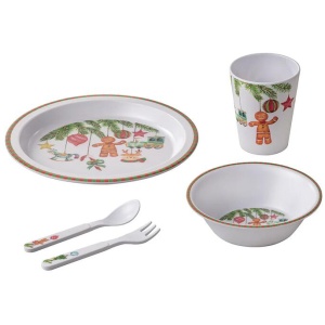 Ashdene Hanging out for Christmas 5 Piece Kids Dinner Set