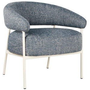 Asika Fabric Armchair - Prussian Blue by Interior Secrets - AfterPay Available