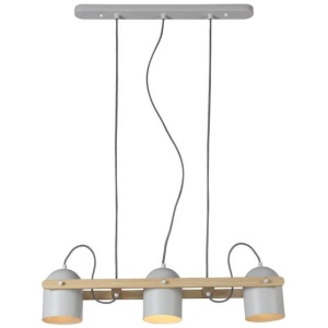 Auden Industrial 3-Lights Hanging Pendant Light Lamp Metal Shade White