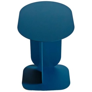 Aveline 45cm Side Table - Navy Blue by Interior Secrets - AfterPay Available
