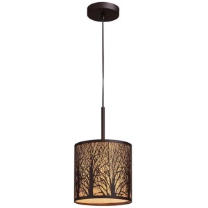 Avery Classic Pendant Lamp Light ES Aged Bronze With Amber Small Round