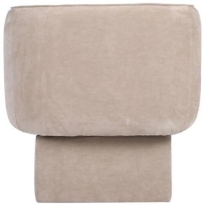 Avis Chenille Fabric Swivel Occasional Lounge Accent Relaxing ArmChair Latte