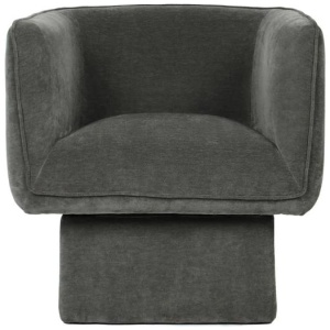 Avis Chenille Fabric Swivel Occasional Lounge Accent Relaxing ArmChair Olive