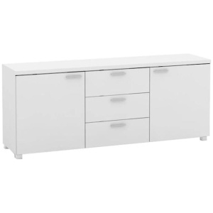 Baggio Buffet Sideboard TV Stand Storage Cabinet Cupboard - High Gloss White