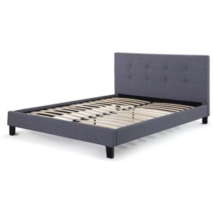 Bed Frame - Positano Collection - Charcoal Grey, Double