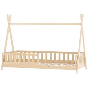 Bed Frame Wooden Kids House Frames Oak PUAH