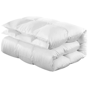 Bedding 800GSM Goose Down Feather Quilt Cover Duvet Winter Doona White Queen