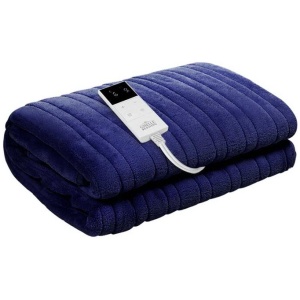 Bedding Electric Throw Blanket - Navy