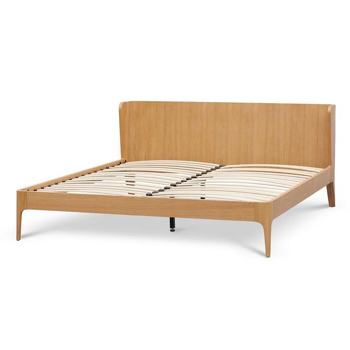 Belmont Queen Bed Frame - Natural Oak by Interior Secrets - AfterPay Available